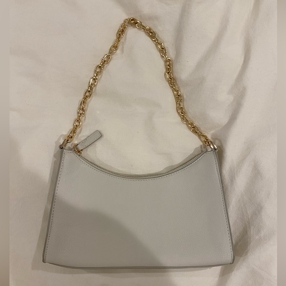 Mango short handle bag with gold chain - Picture 3 of 5
